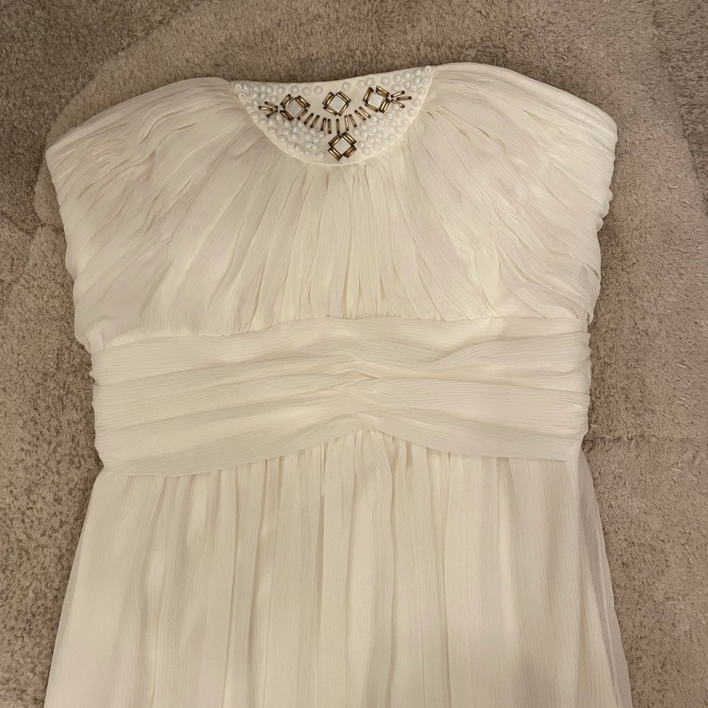BCBG Max & Cleo Strapless Prom Dress